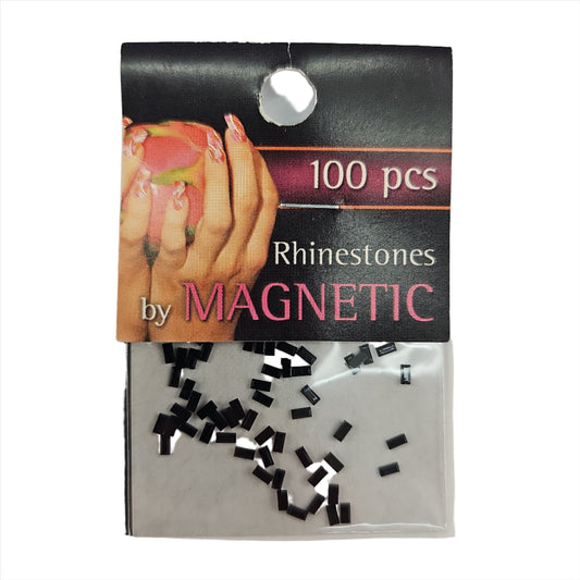 Magnetic Rectangle Black 100 pcs - My Beauty Boutique