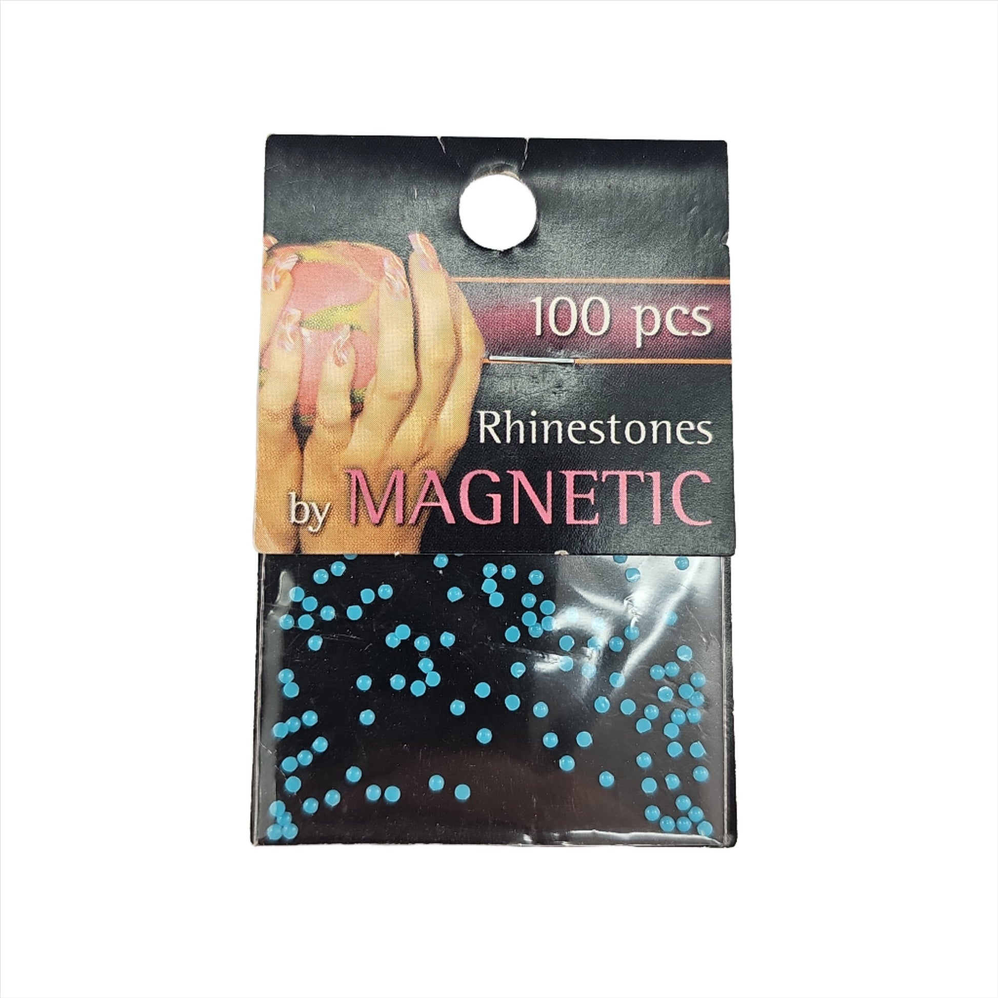 Magnetic Turquoise Round Small 100 pcs - My Beauty Boutique