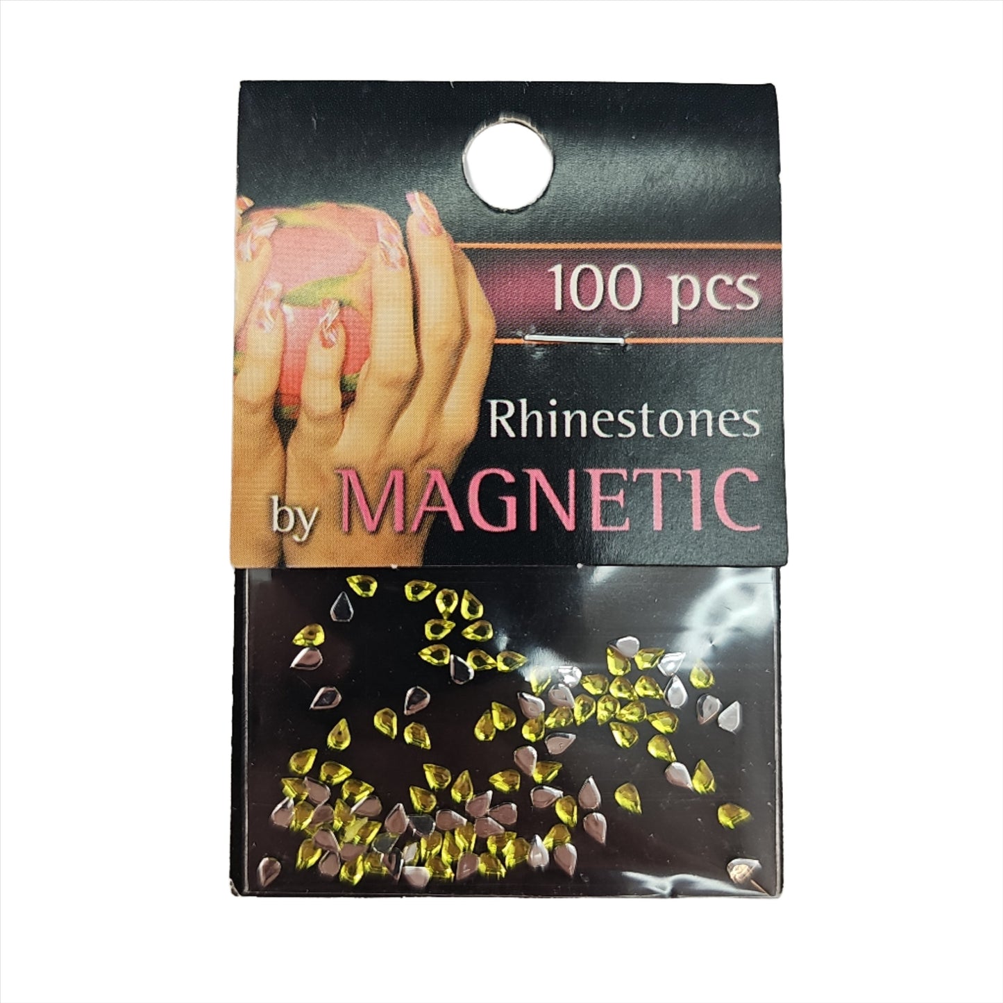 Magnetic Teardrop Yellow 100 pcs - My Beauty Boutique