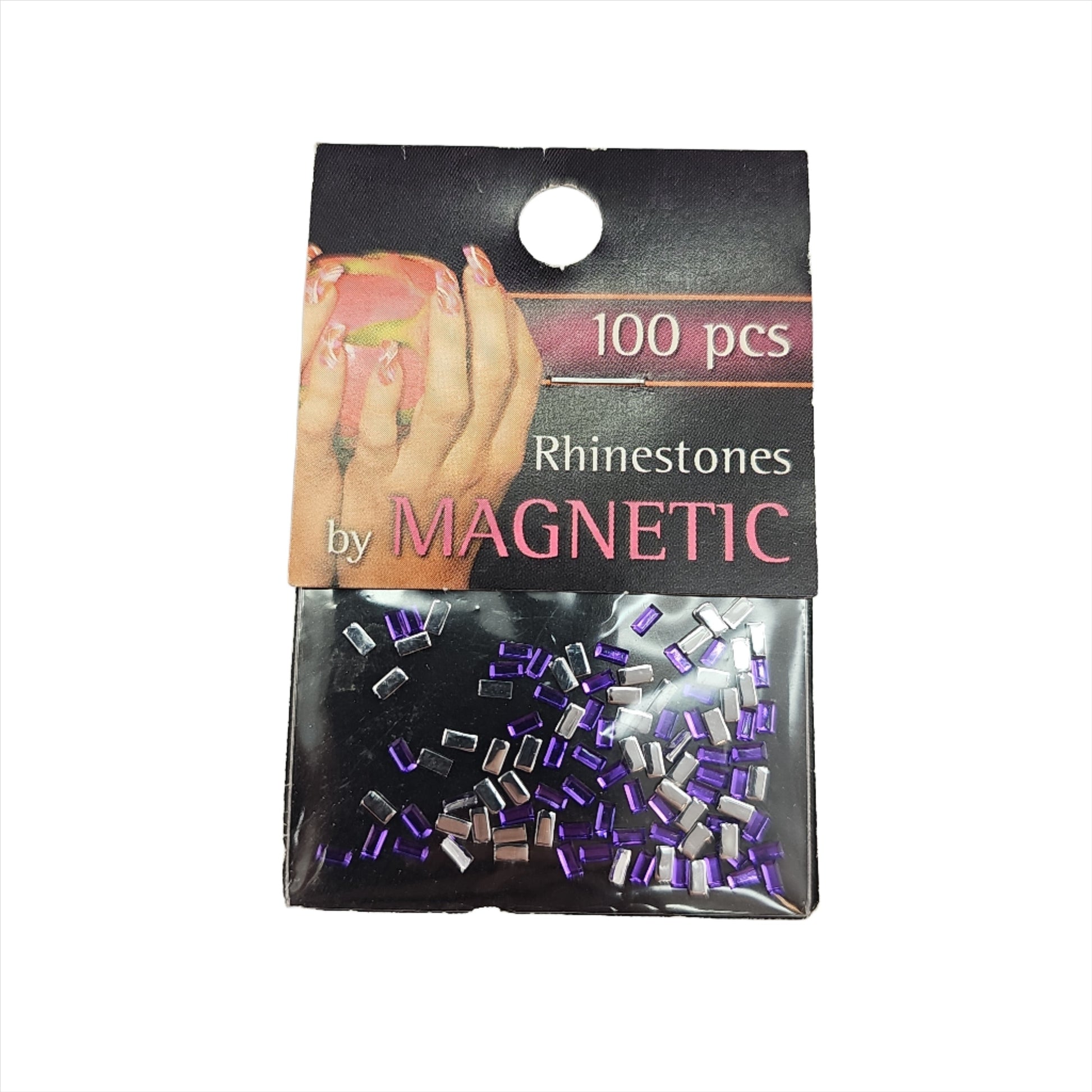 Magnetic Rectangle Purple 100 pcs - My Beauty Boutique