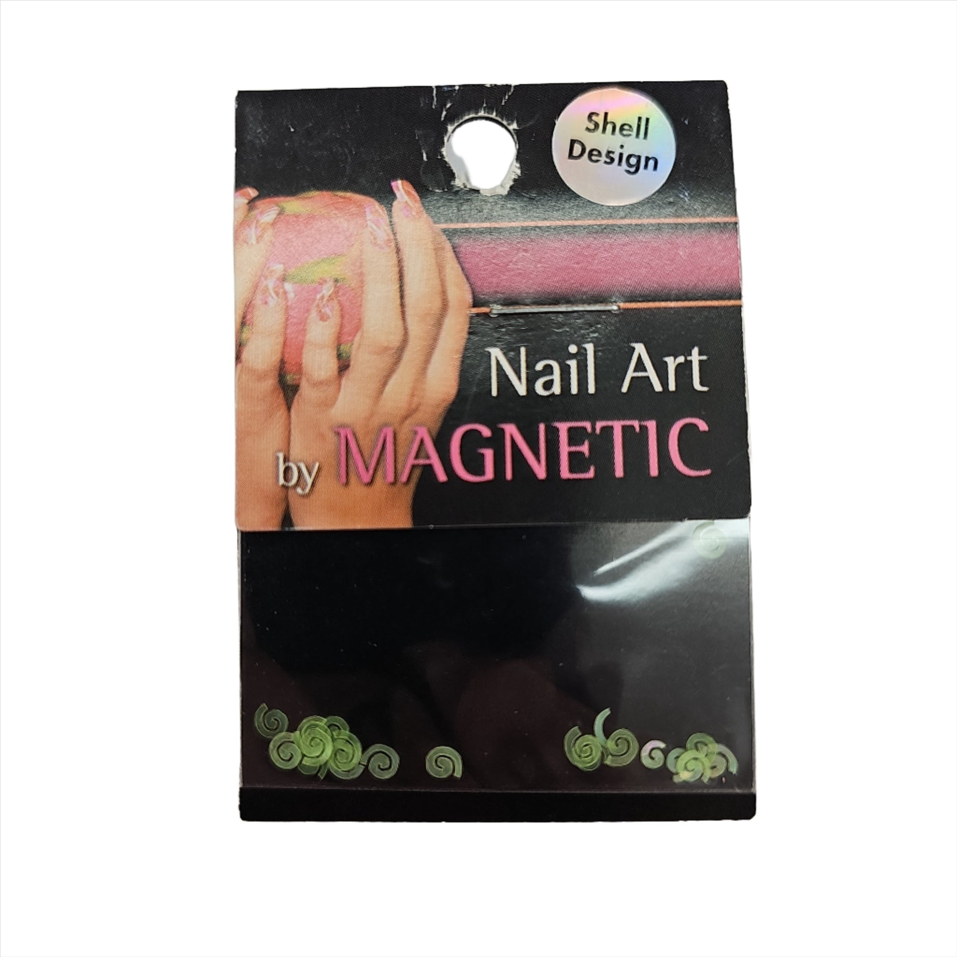 Magnetic Shell Design Swirl L.Green - My Beauty Boutique