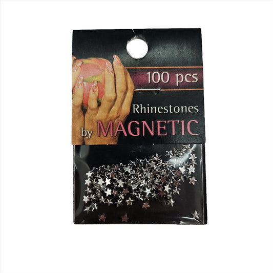 Magnetic Star Silver 100 pcs - My Beauty Boutique