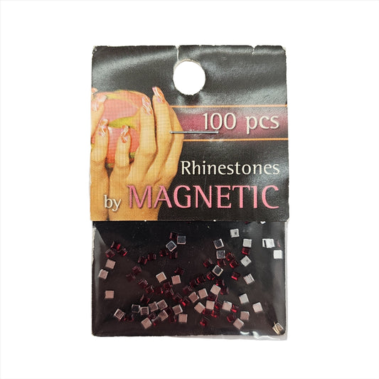 Magnetic Square Dark Red 100 pcs - My Beauty Boutique