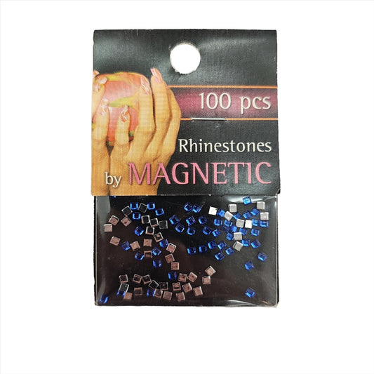 Magnetic Square Dark Blue 100 pcs - My Beauty Boutique