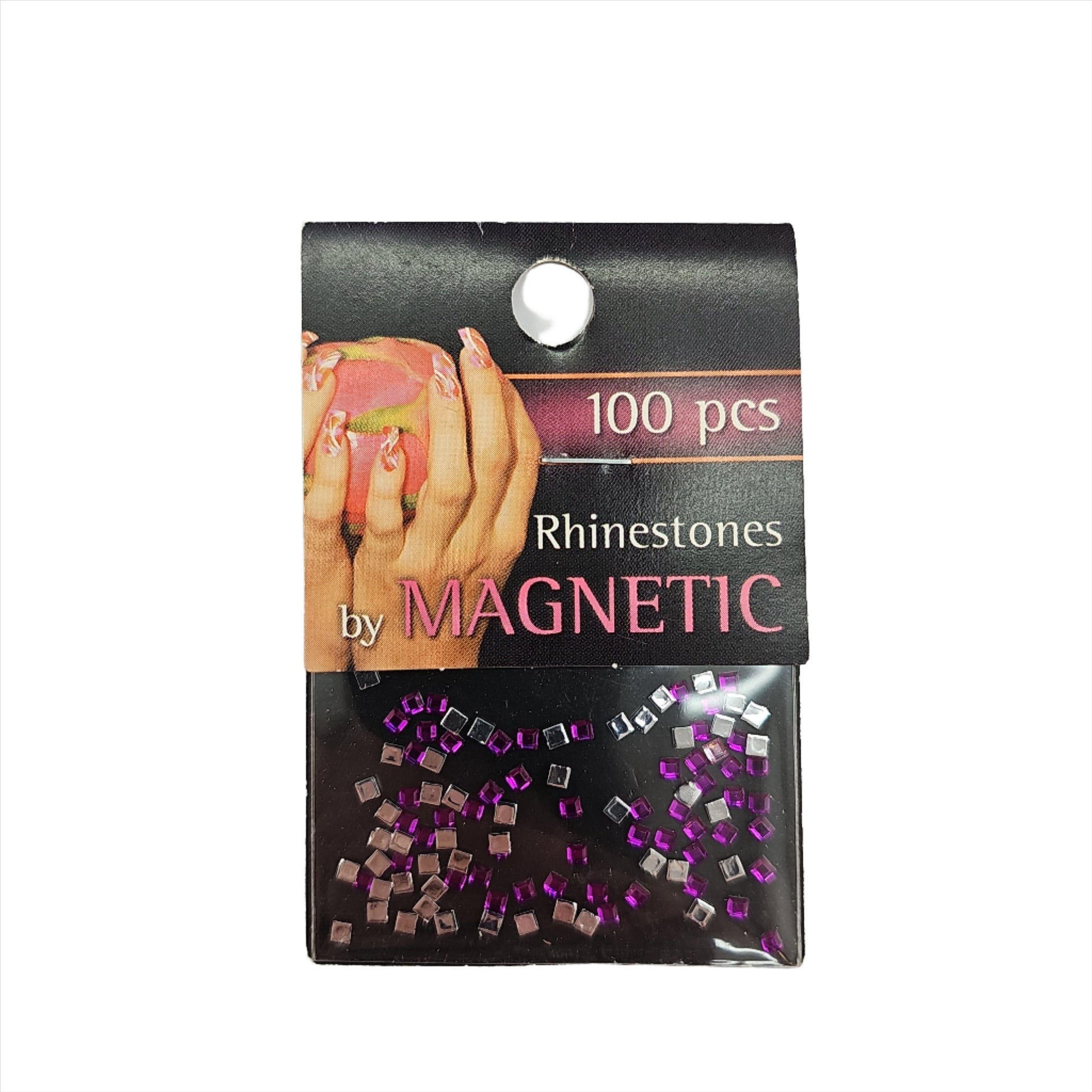 Magnetic Square Fuchsia 100 pcs - My Beauty Boutique