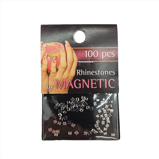 Magnetic Square Silver 100 pcs - My Beauty Boutique