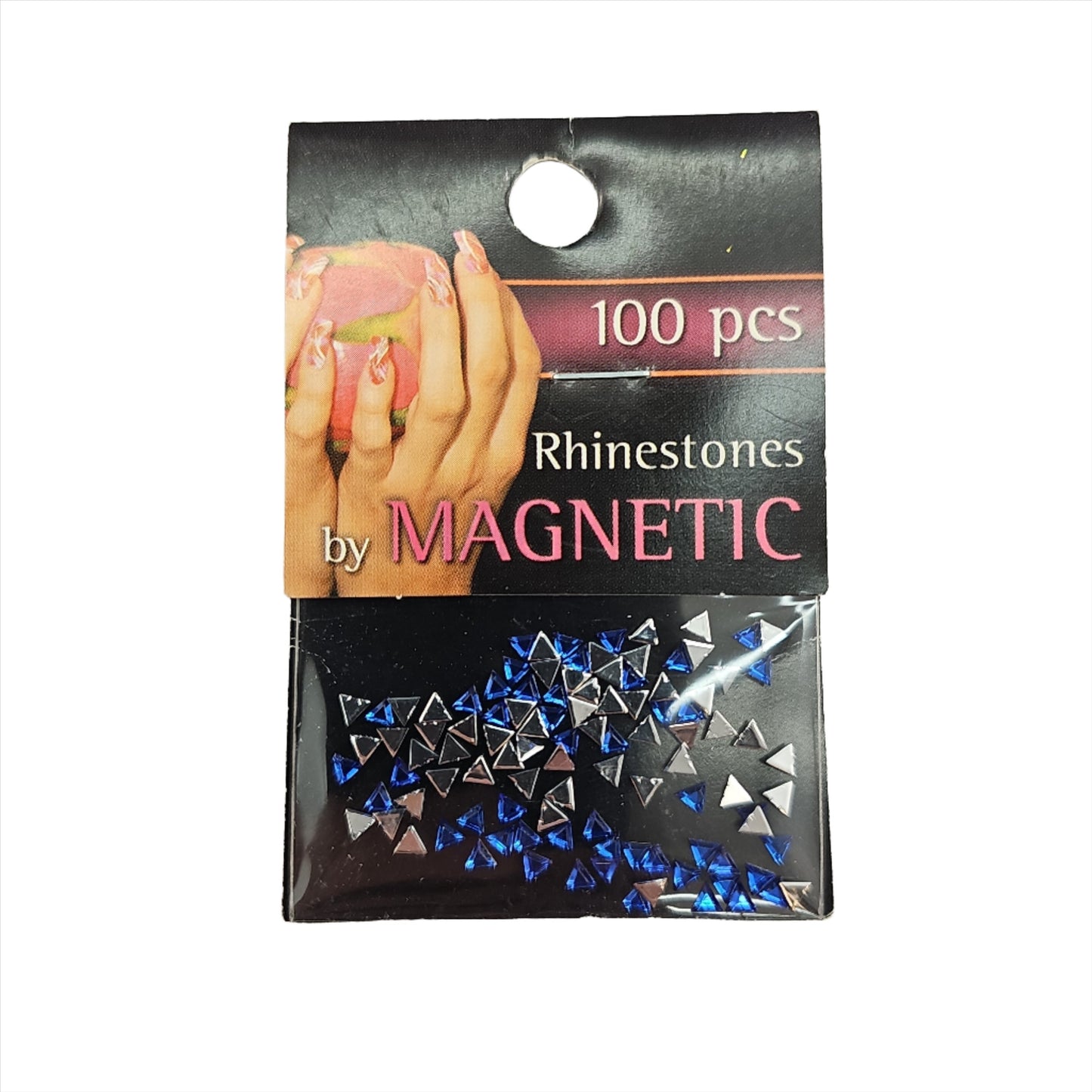 Magnetic Triangle Dark Blue 100 pcs - My Beauty Boutique