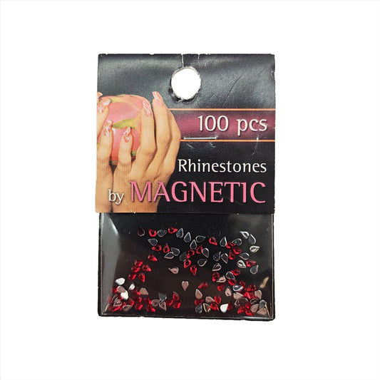 Magnetic Teardrop Red 100 pcs - My Beauty Boutique