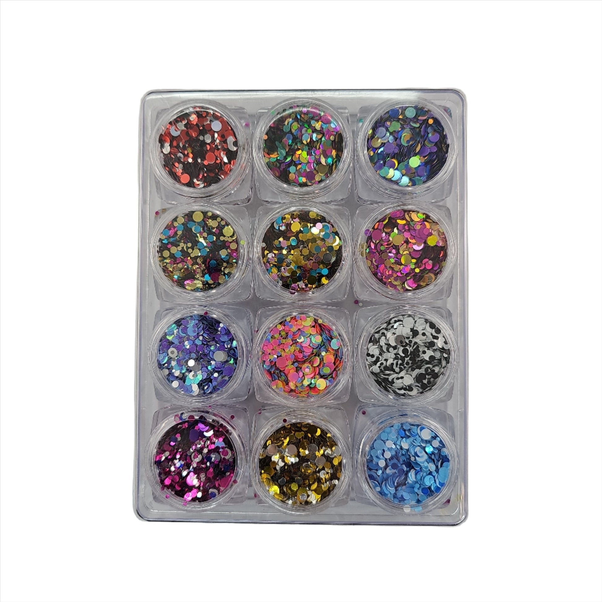 Magnetic METALIC CONFETTI 12 PCS - My Beauty Boutique