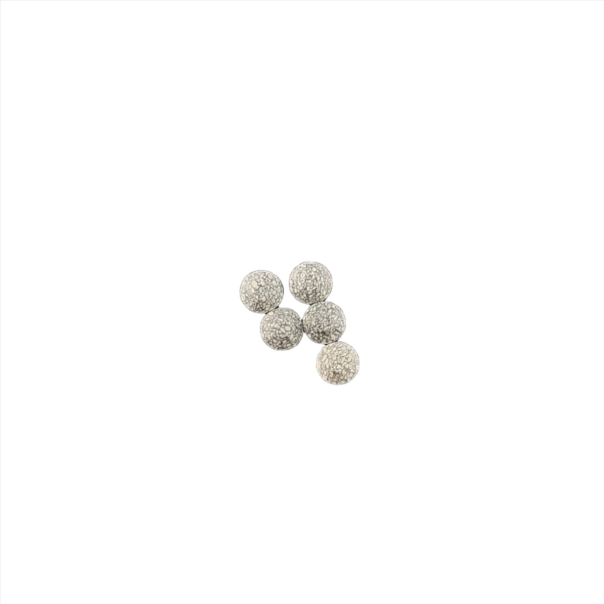 Swarovski ceramic marbled light grey 3.8mm Xilion 5pcs - My Beauty Boutique