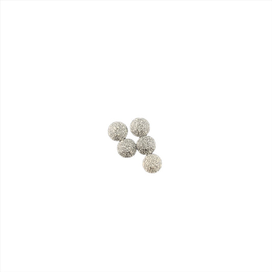 Swarovski ceramic marbled light grey 3.8mm Xilion 5pcs - My Beauty Boutique