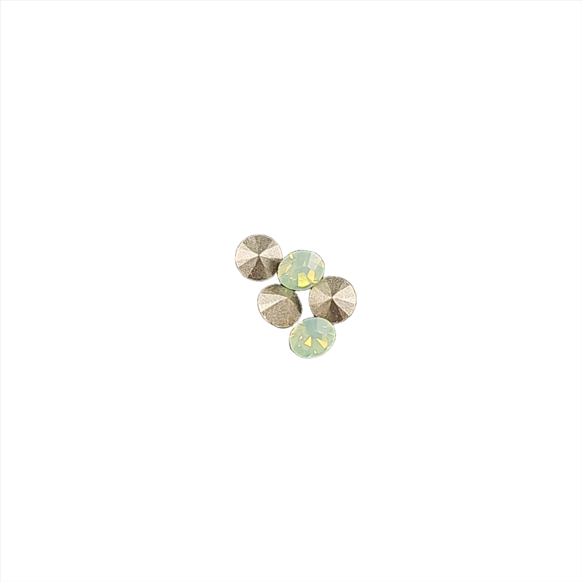 Swarovski Chrysolite opal, 4mm xilion 5pcs - My Beauty Boutique