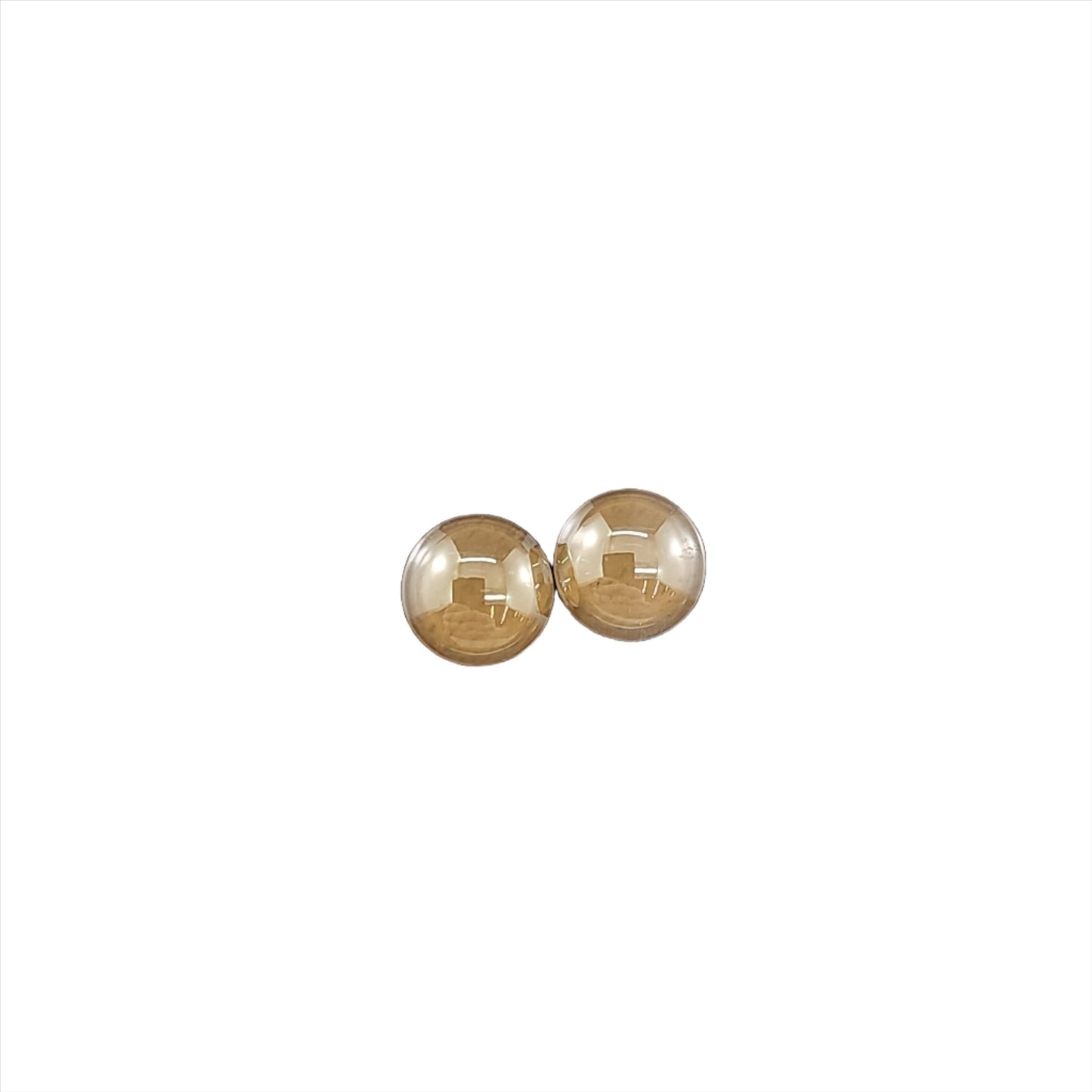 Swarovski Chrystal cabochon golden shadow 7mm 2pcs - My Beauty Boutique