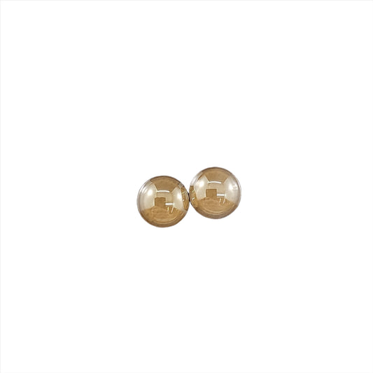 Swarovski Chrystal cabochon golden shadow 7mm 2pcs - My Beauty Boutique