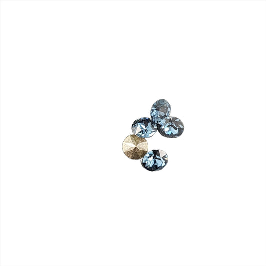 Swarovski denim blue 4mm xilion 5pcs - My Beauty Boutique