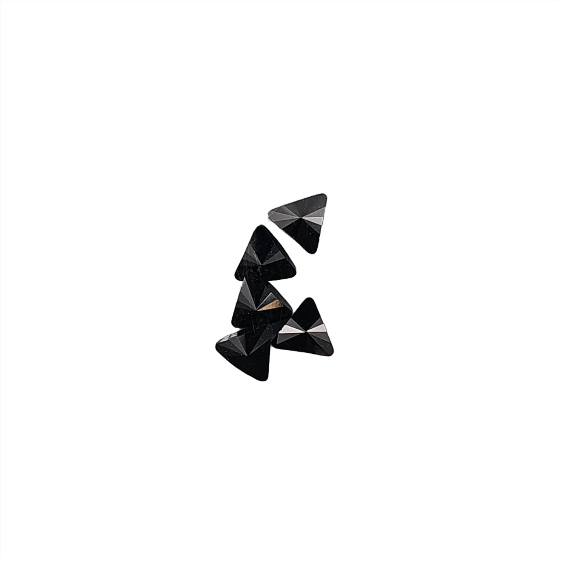 Swarovski Jet 5mm triangle 5 pcs(4704) - My Beauty Boutique