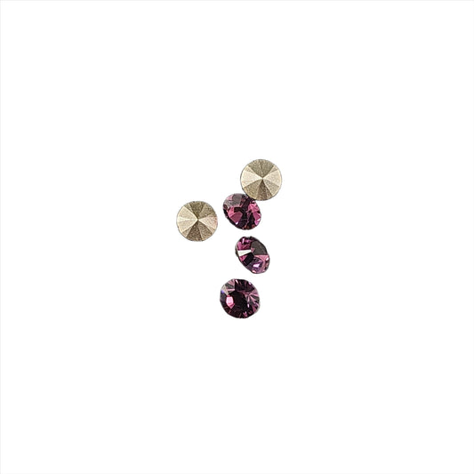 Swarovski amthyst 4mm xilion 5pcs - My Beauty Boutique