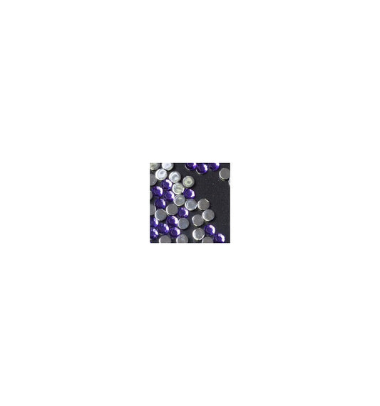 Magnetic Rhinestone Purple M 100 pcs - My Beauty Boutique