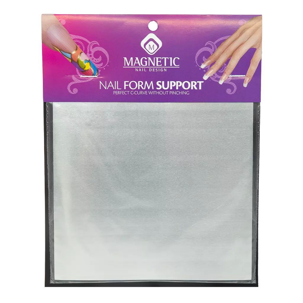 Magnetic Aluminium Nailform Support 4 sheets - My Beauty Boutique