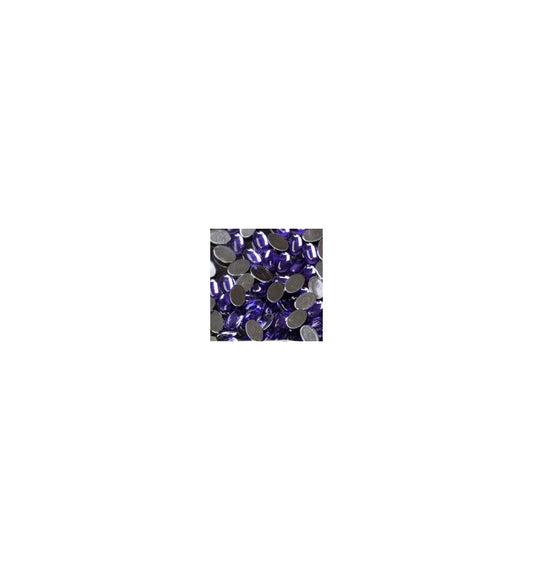 Magnetic Oval Rhinestones Large Purple - My Beauty Boutique