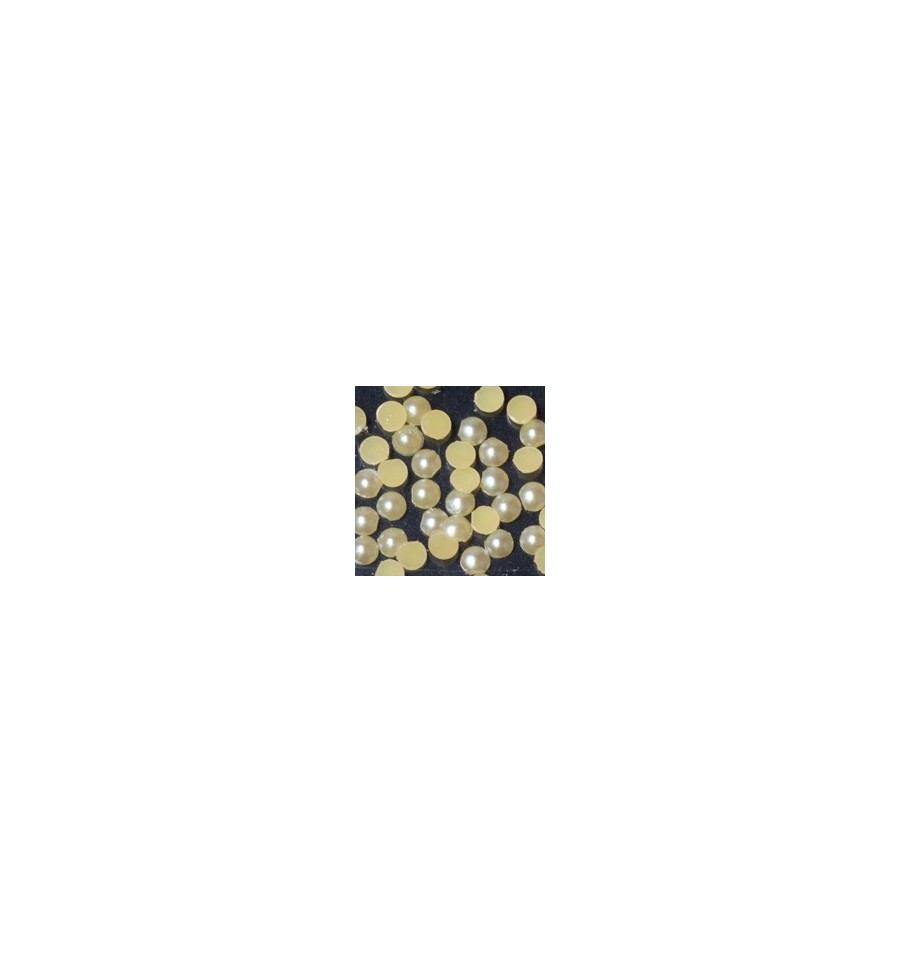 Magnetic Pearl Round Yellow Medium 100 pcs - My Beauty Boutique