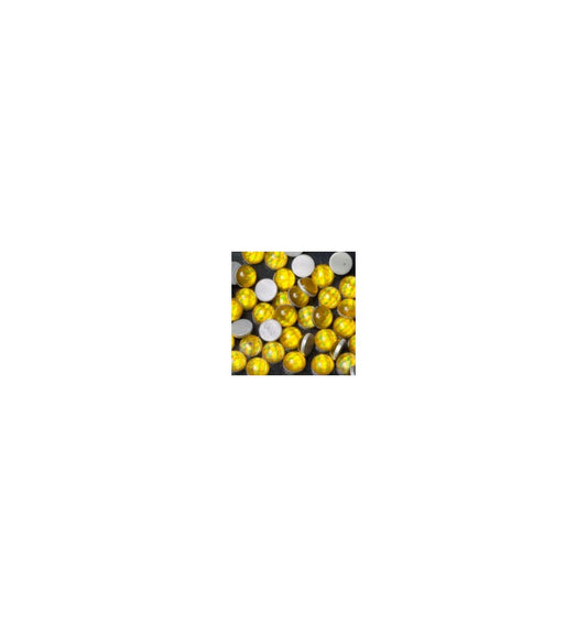 Magnetic Hologram Rhinestones Yellow small - My Beauty Boutique