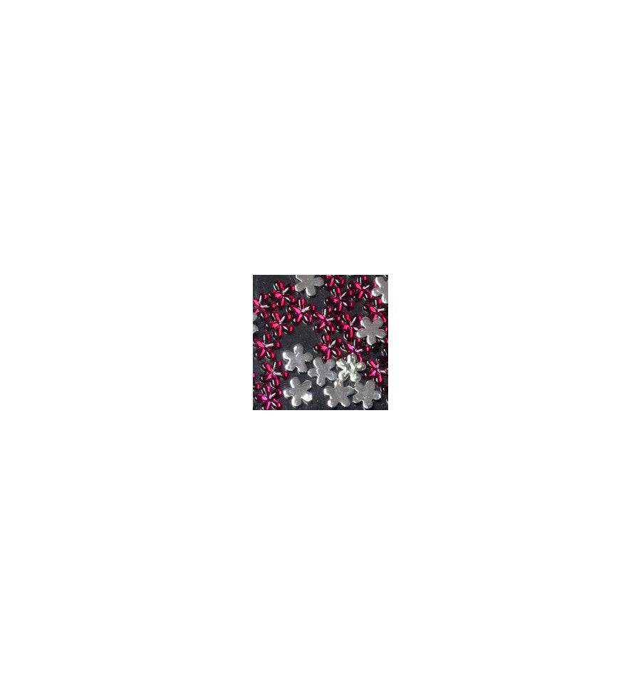 Magnetic Flower Dark Red 100 pcs - My Beauty Boutique