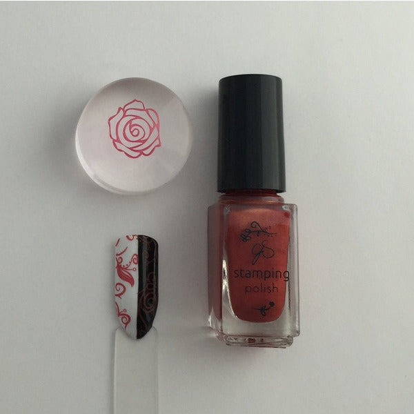 Clear Jelly Stamper Polish - CJS024 Copper Rose - My Beauty Boutique