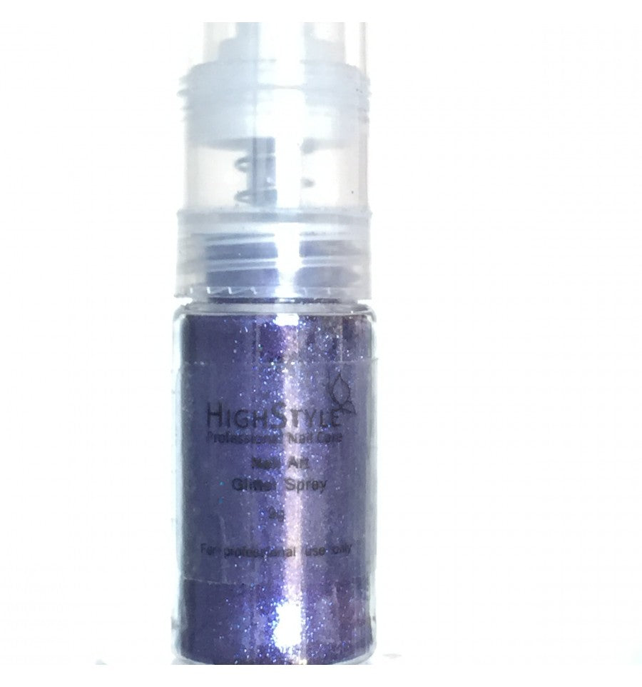 High Style Nail Art Glitter Spray Purple 9g - My Beauty Boutique