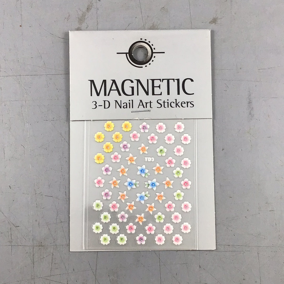 Magnetic 3D Nail Art Sticker 487