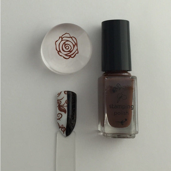 Clear Jelly Stamper Polish - CJS031 You Had Me At Chocolate - My Beauty Boutique