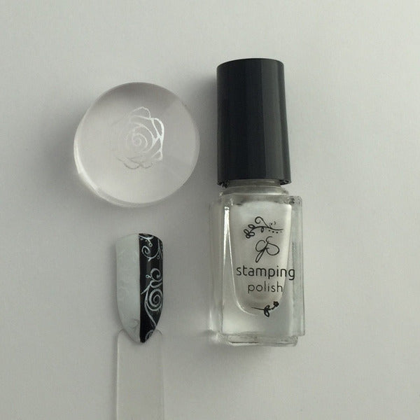 Clear Jelly Stamper Polish - CJS034 Angelic White - My Beauty Boutique