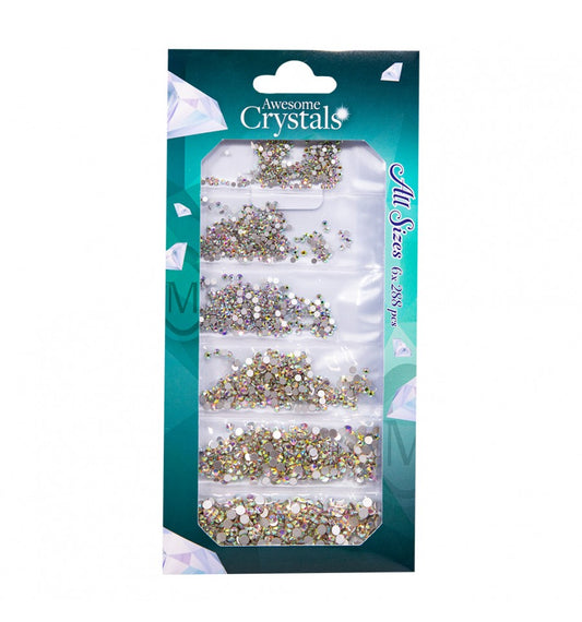 Magnetic Awesome Crystals By Magnetic Ice 6 sizes x 288 pcs - My Beauty Boutique