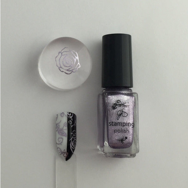 Clear Jelly Stamper Polish - CJS035 Paula's Pixie Purple - My Beauty Boutique