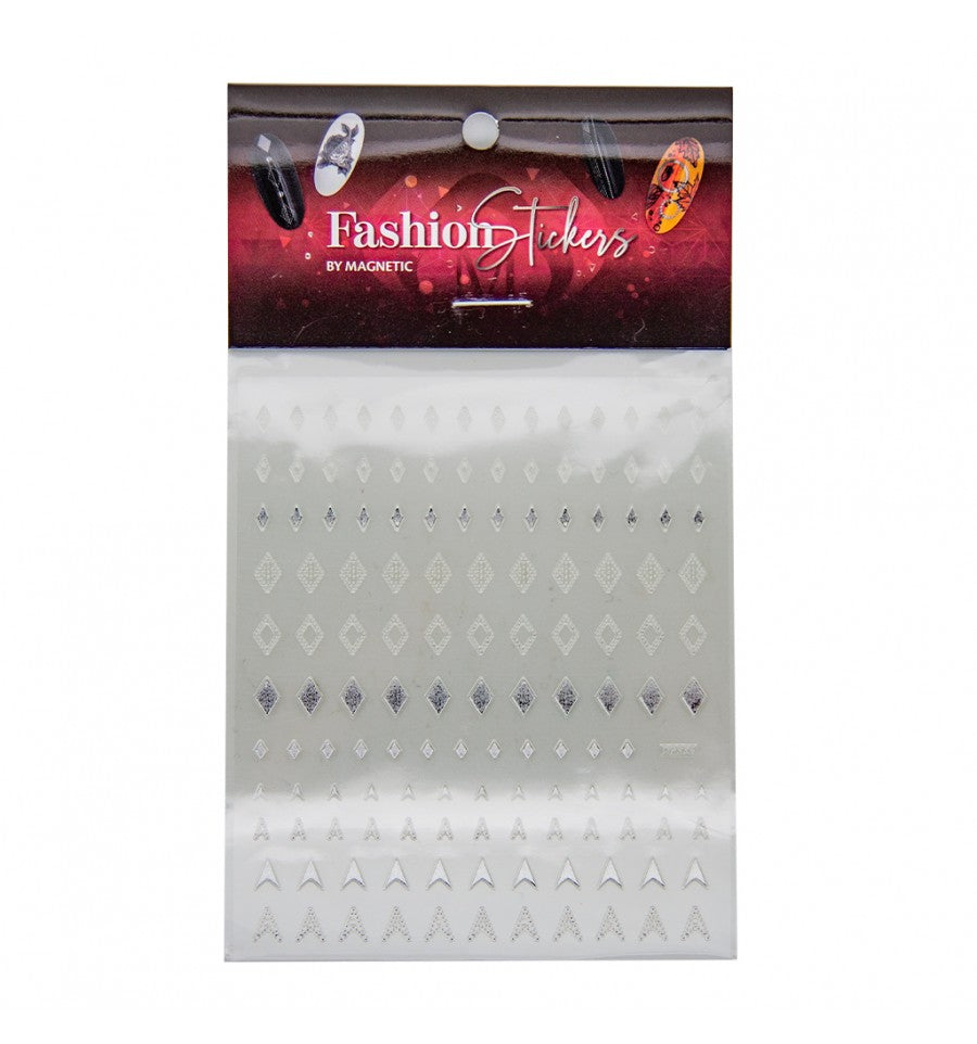 Magnetic Fashion Sticker Diamond Silver - My Beauty Boutique