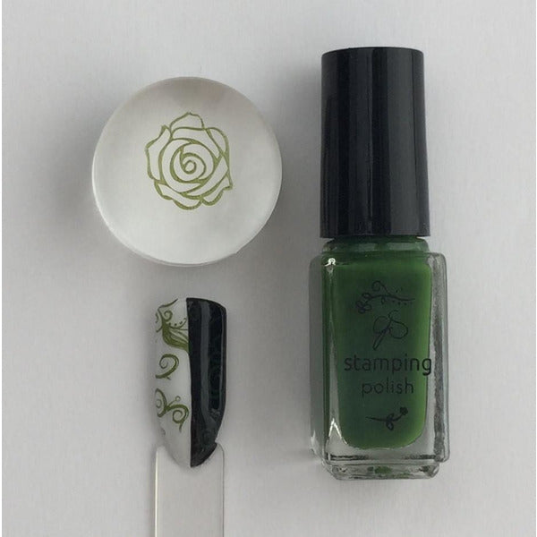 Clear Jelly Stamper Polish - CJS038 Mystic Moss - My Beauty Boutique