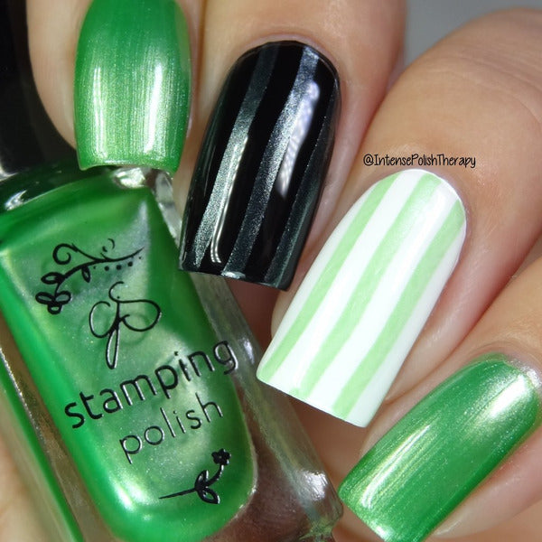 Clear Jelly Stamper Polish - CJS043 Green Means GO! - My Beauty Boutique