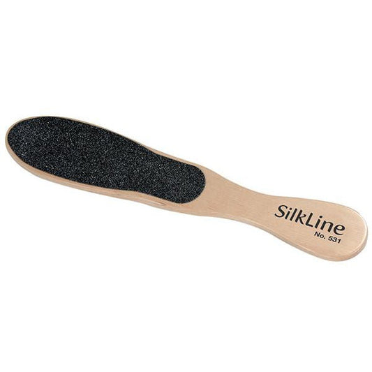 Silkline - 531 Two-Sided Foot File w/ Wood Handle - My Beauty Boutique