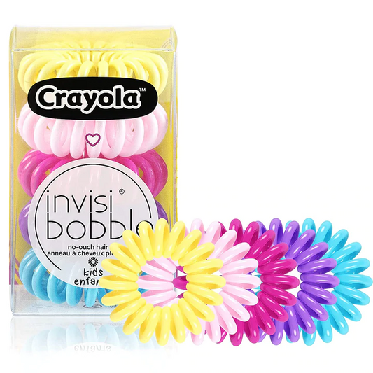 Invisibobble Crayola Kids Spiral 5pc - Limited Edition Collection - My Beauty Boutique