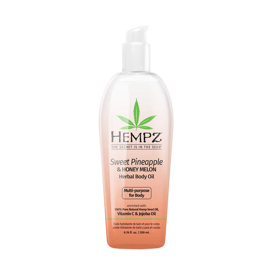 Hempz - Sweet Pineapple & Honey Melon Herbal Body Oil 6.76 oz. - Multi Purpose - My Beauty Boutique