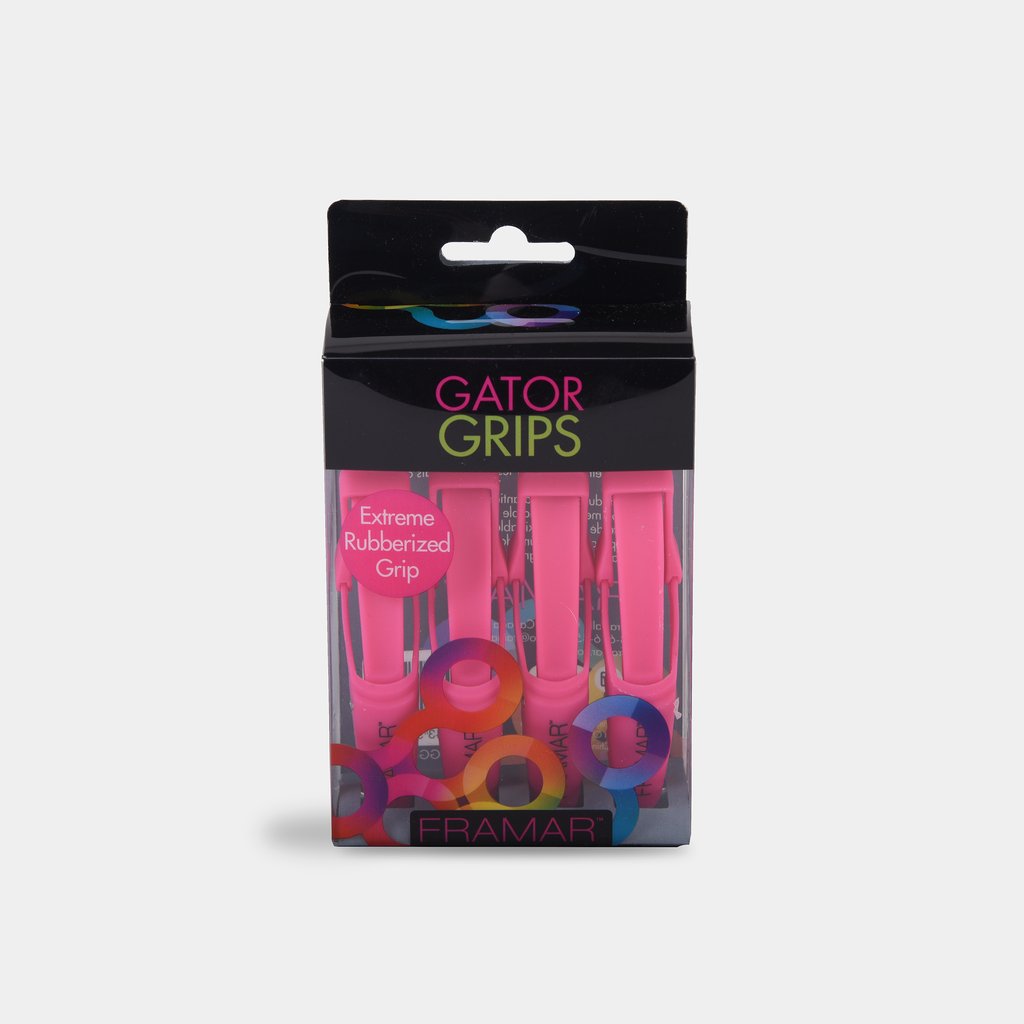 Framar Clips - Gator Grips (Pink) - My Beauty Boutique