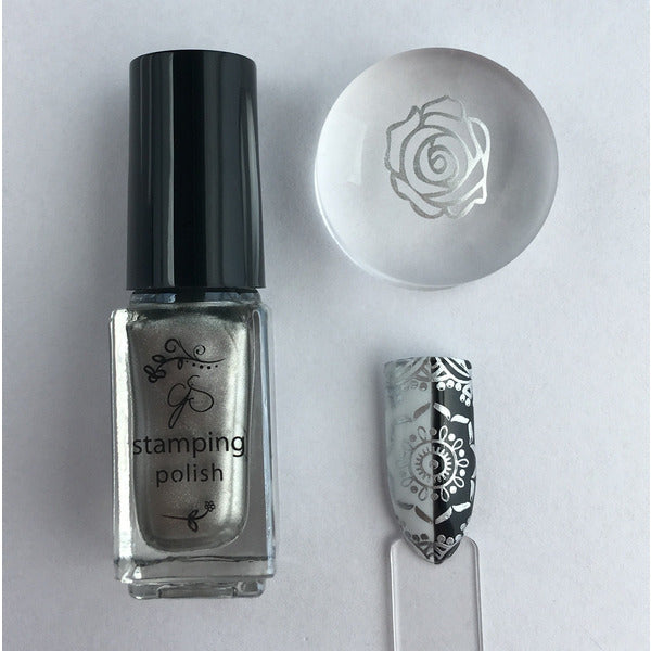 Clear Jelly Stamper Polish - CJS045 Molten Alloy - My Beauty Boutique