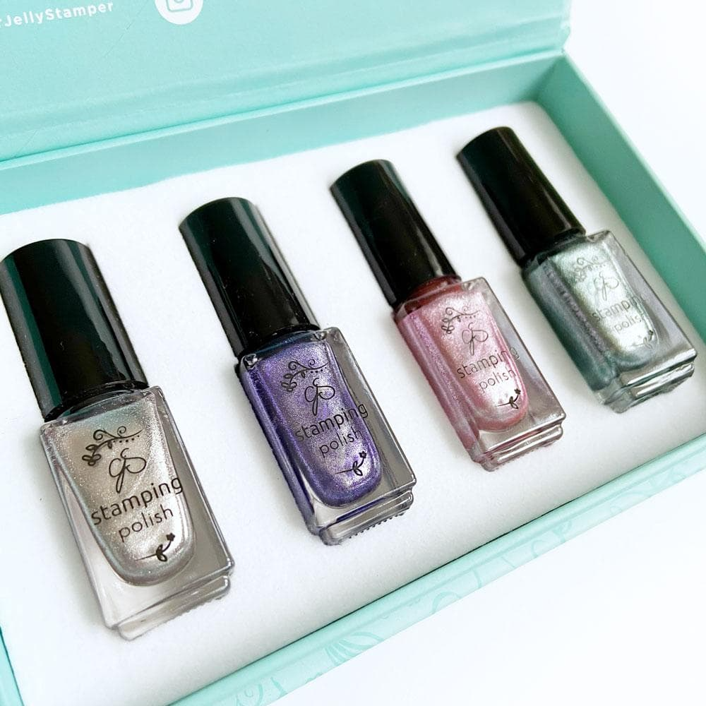 Clear Jelly Stamper Polish Kit - Winter Wonderland (4 colors) *SEASONAL* - My Beauty Boutique