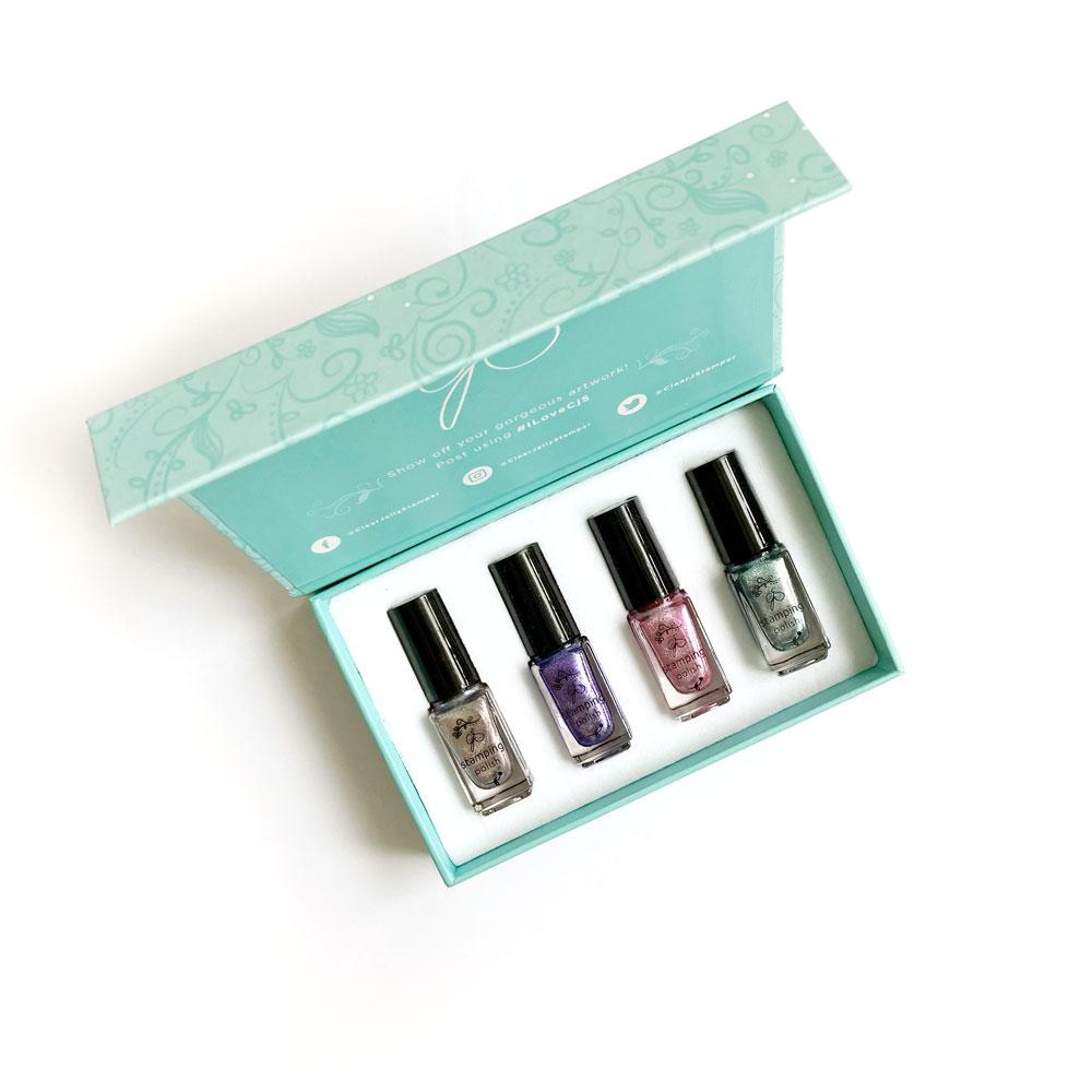 Clear Jelly Stamper Polish Kit - Winter Wonderland (4 colors) *SEASONAL* - My Beauty Boutique