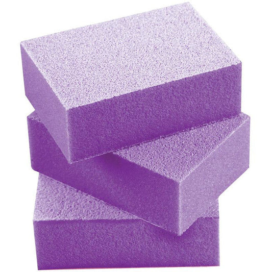 Silkline Mini Disposable Buffing Blocks - Purple 120/120 - My Beauty Boutique