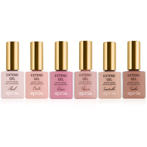 Aprés Nail Color Extend Gel - Bottle Set of 6 - My Beauty Boutique