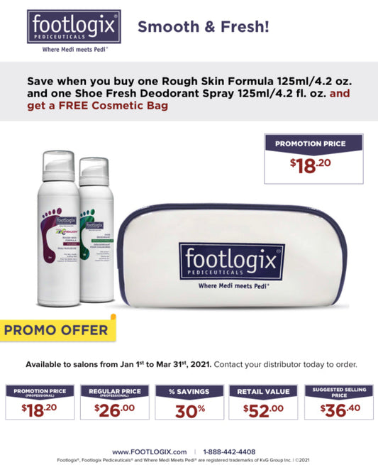 Footlogix -  Smooth & Fresh Promo Pack - My Beauty Boutique