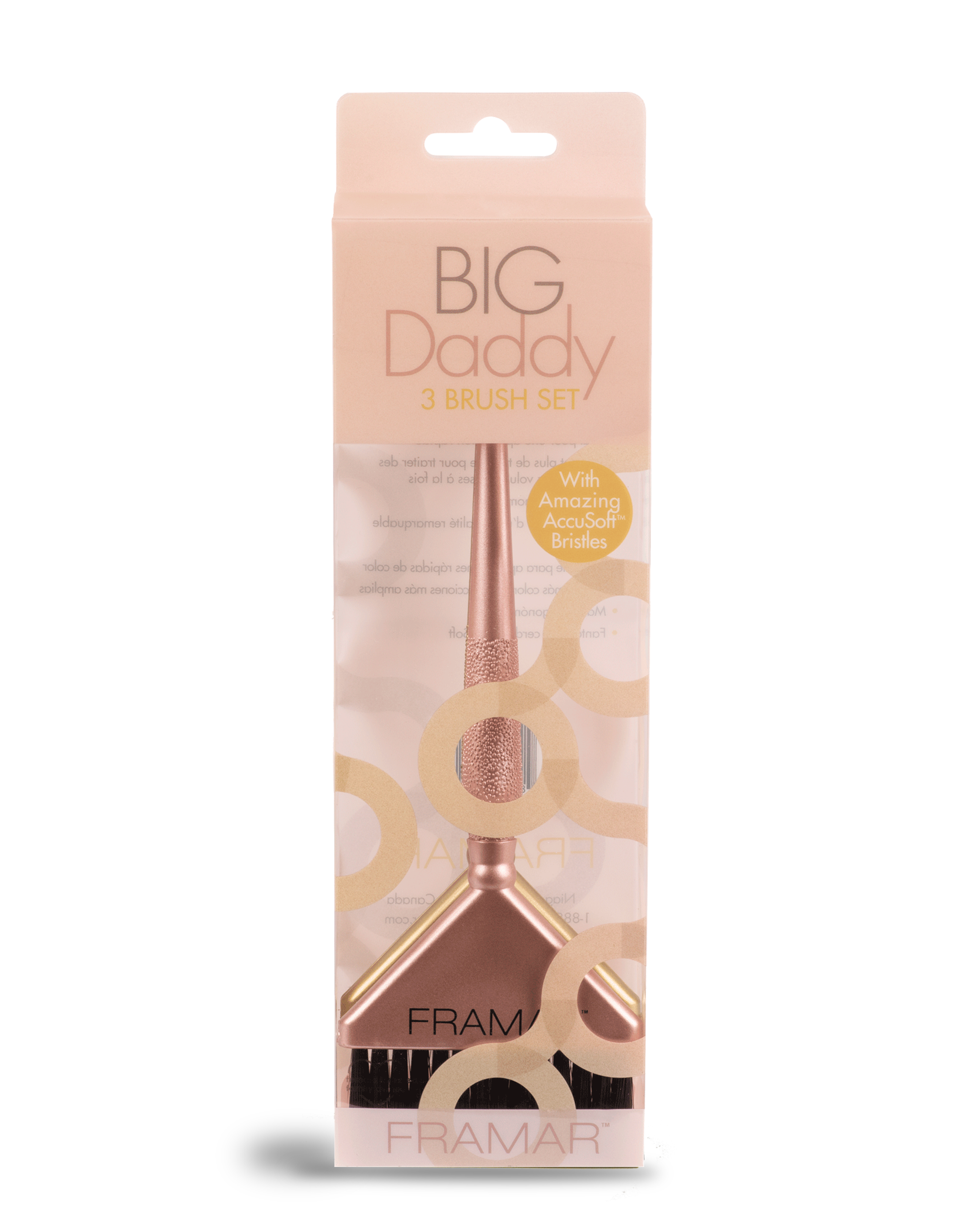 Framar Color Brush - Big Daddy Metallics Set 3pcs - My Beauty Boutique