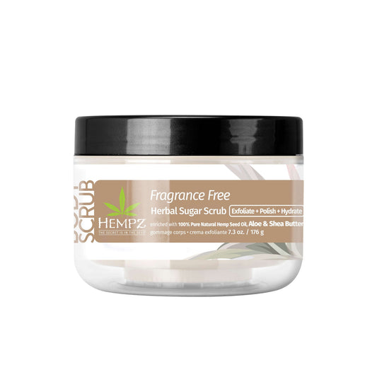 Hempz - Fragrance Free Herbal Sugar Scrub - My Beauty Boutique