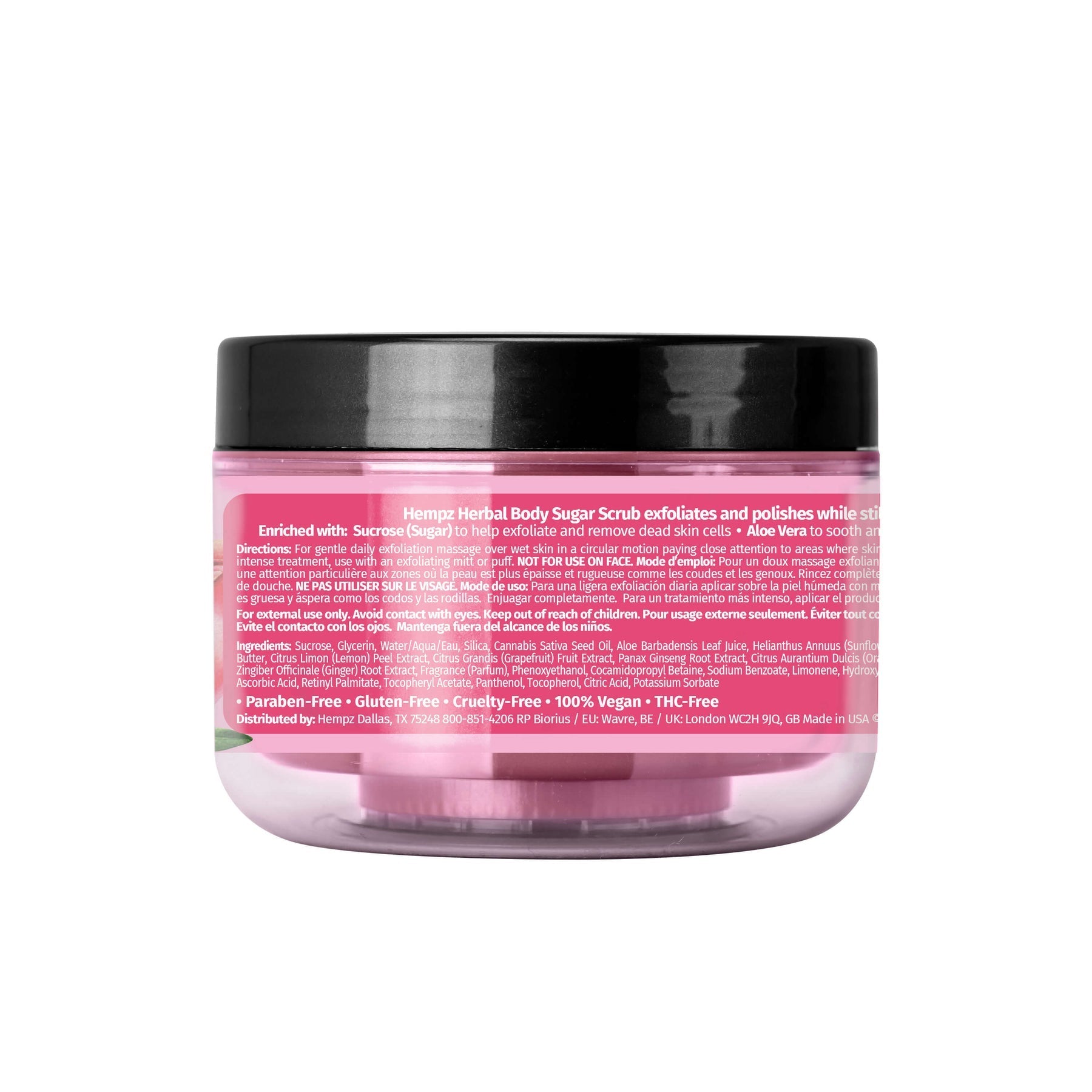 Hempz - Pomegranate Herbal Sugar Scrub - My Beauty Boutique